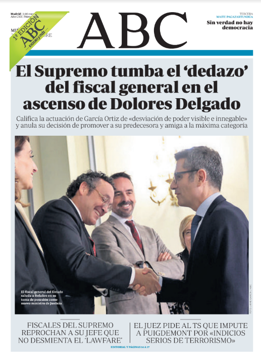 Portadas de la prensa internacional de este miércoles 22 de noviembre de 2023