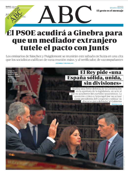 Portadas de la prensa internacional de este jueves 30 de noviembre de 2023