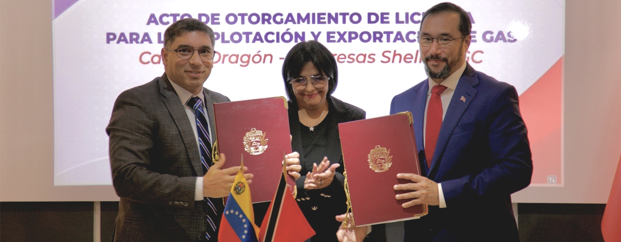 PDVSA otorgó licencia a NGC Trinidad y Tobago y Shell para la exploración y explotación de gas en el campo Dragón