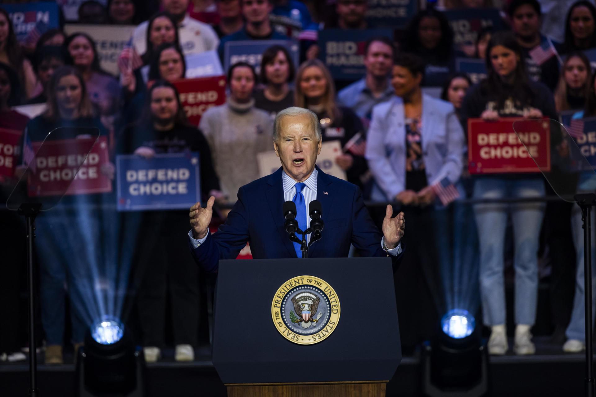 Biden señaló a Trump como el responsable de que la libertad de EEUU esté en entredicho