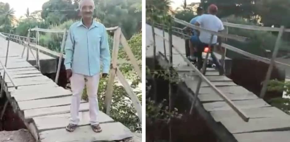 En el puente sobre el río Masparro en Barinas no ha ocurrido una tragedia porque “Dios es grande”