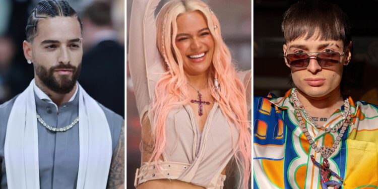 Karol G, Maluma y Peso Pluma lideran nominaciones al Premio Lo Nuestro 2024