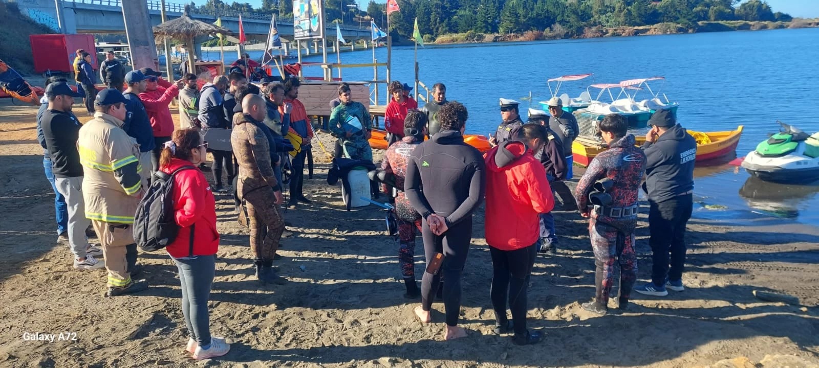 Dolor en Chile: Venezolano se internó en una laguna y nunca más volvió a salir