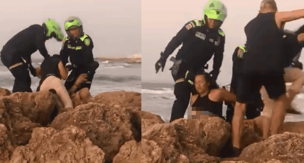 VIDEO: Venezolanas se fueron a los puños y protagonizaron fuerte riña en playa de Cartagena