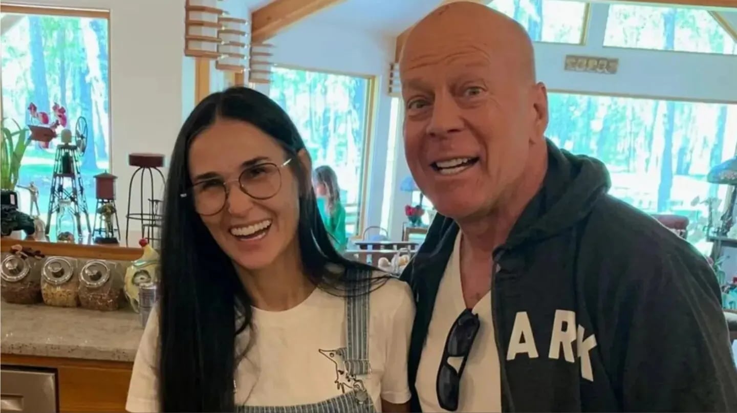 Demi Moore compartió una FOTO íntima con Bruce Willis y sorprendió a todos