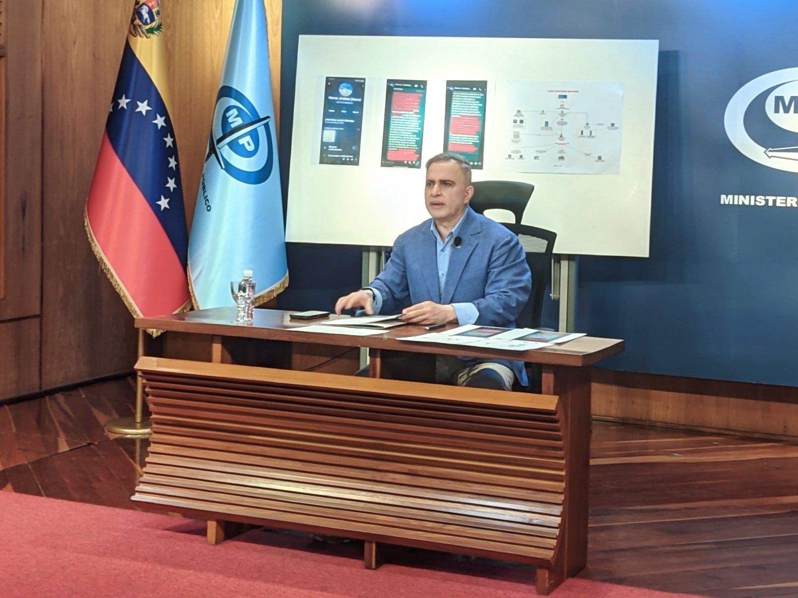 Tarek William Saab denunció campaña para crear “aspecto tenebroso a escala global” al Tren de Aragua