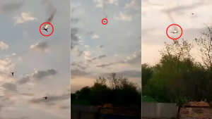 Ucrania derribó un bombardero ruso de largo alcance usado para lanzar misiles de crucero (VIDEO)