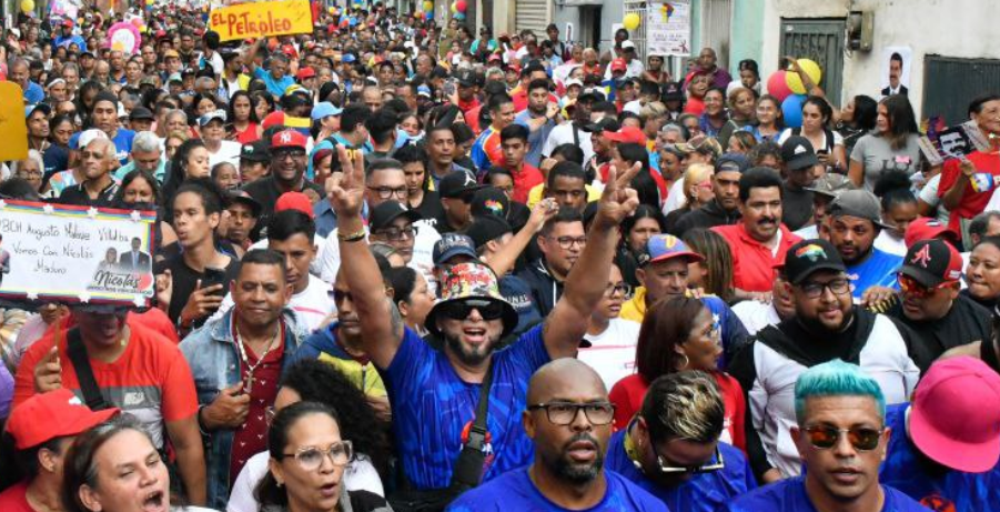 La Vega salió a recibir a Maduro y lo que les mandaron fue un doble del Clap