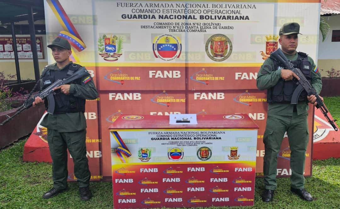 GNB le puso los ganchos a sujeto que transportaba casi 200 gramos de oro en Bolívar (FOTOS)