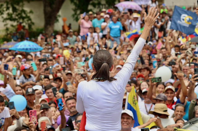 Madness for María Corina Machado in Guárico: “Not even Chávez at his peak had this many people”