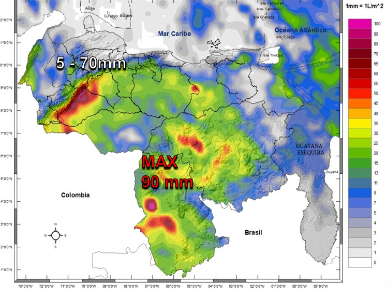 Onda tropical 3 se desplaza de Oriente al Centro de Venezuela este #3Jun