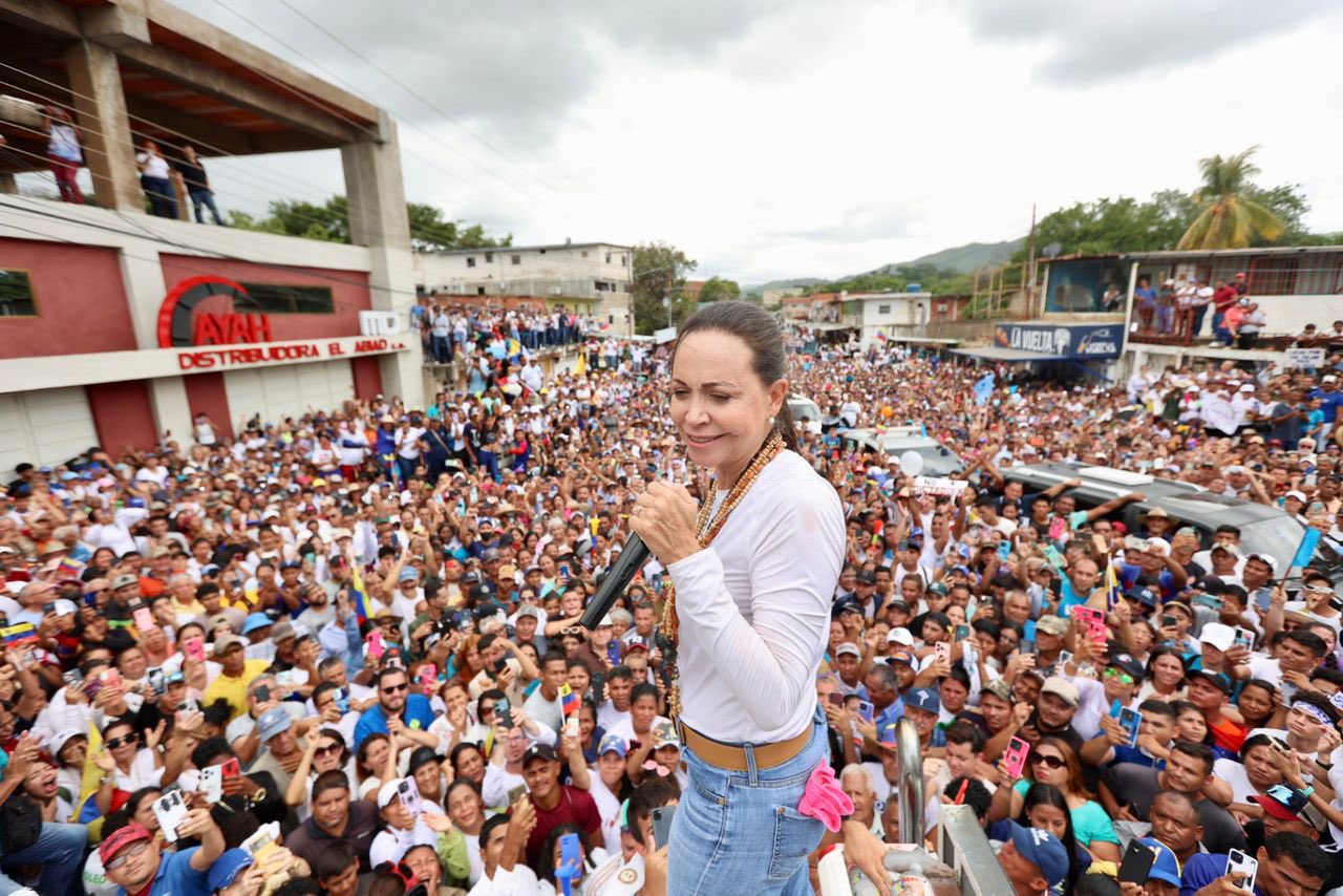 María Corina before a crowd in Guárico: This is the generation best prepared to conquer freedom (Images)