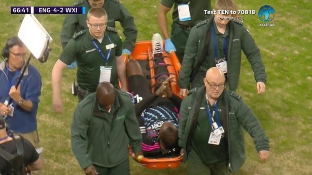 Usain Bolt se rompe el tendón de Aquiles en un partido benéfico