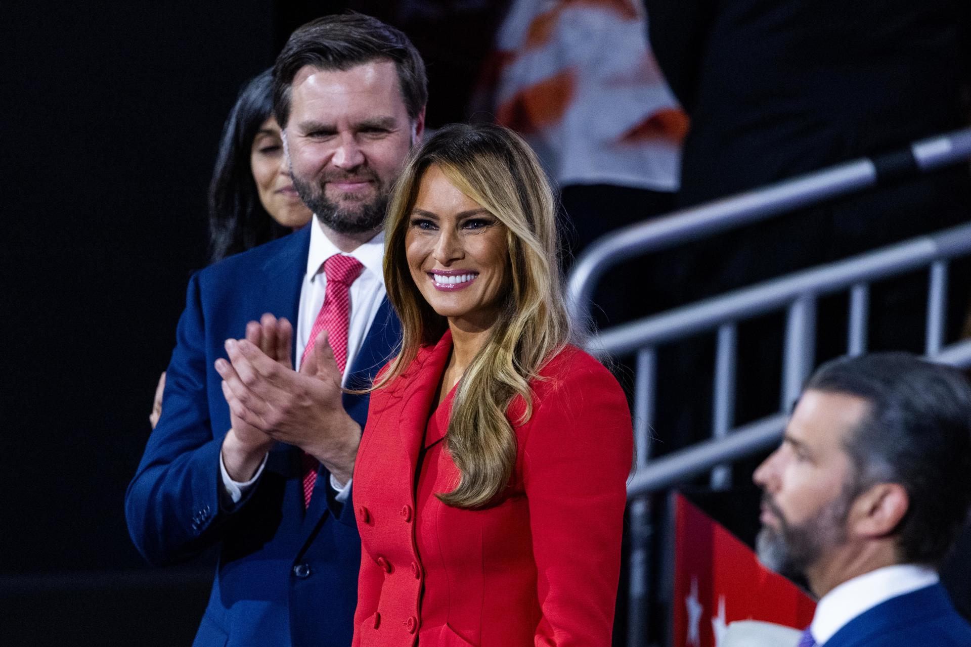 Melania Trump apagó el fuego de la discordia con su participación en la Convención Republicana