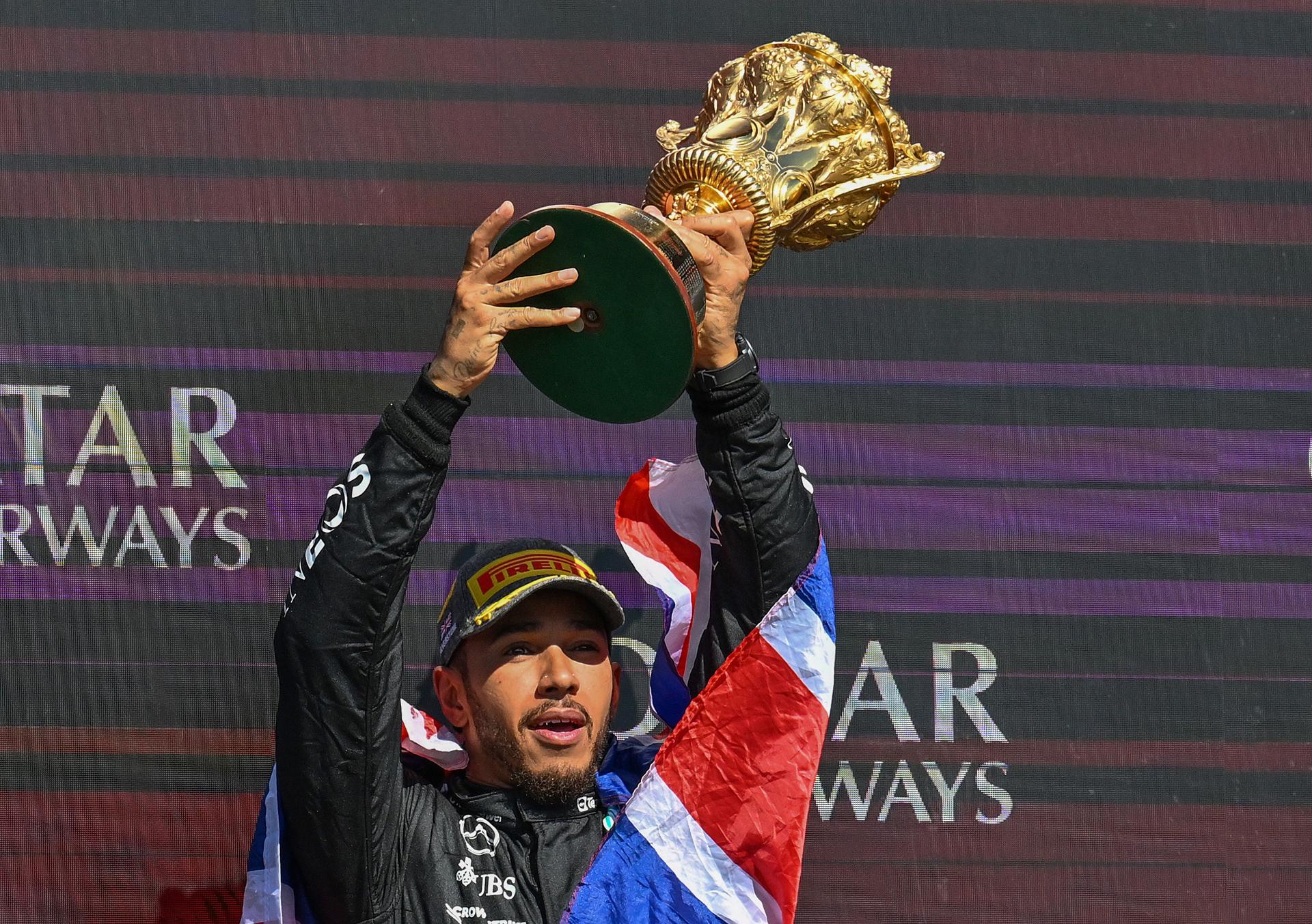 Lewis Hamilton ganó en Silverstone y elevó su propio récord histórico de triunfos