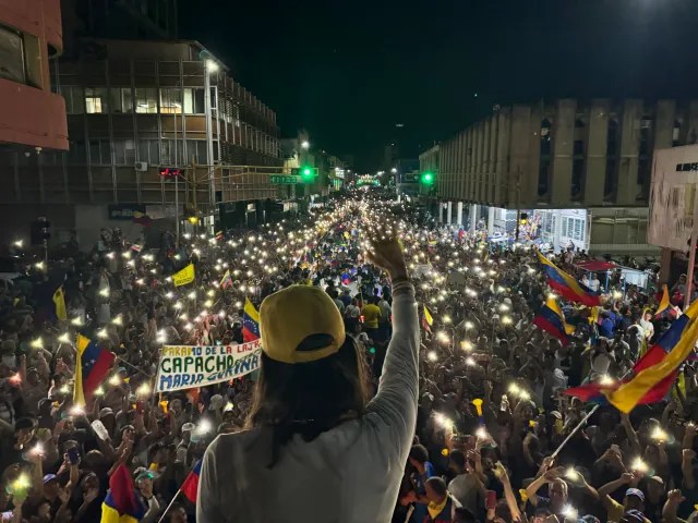 With streets and avenues overflowing with hope, Venezuela’s opposition leader, María Corina Machado, closed her tour of Táchira State