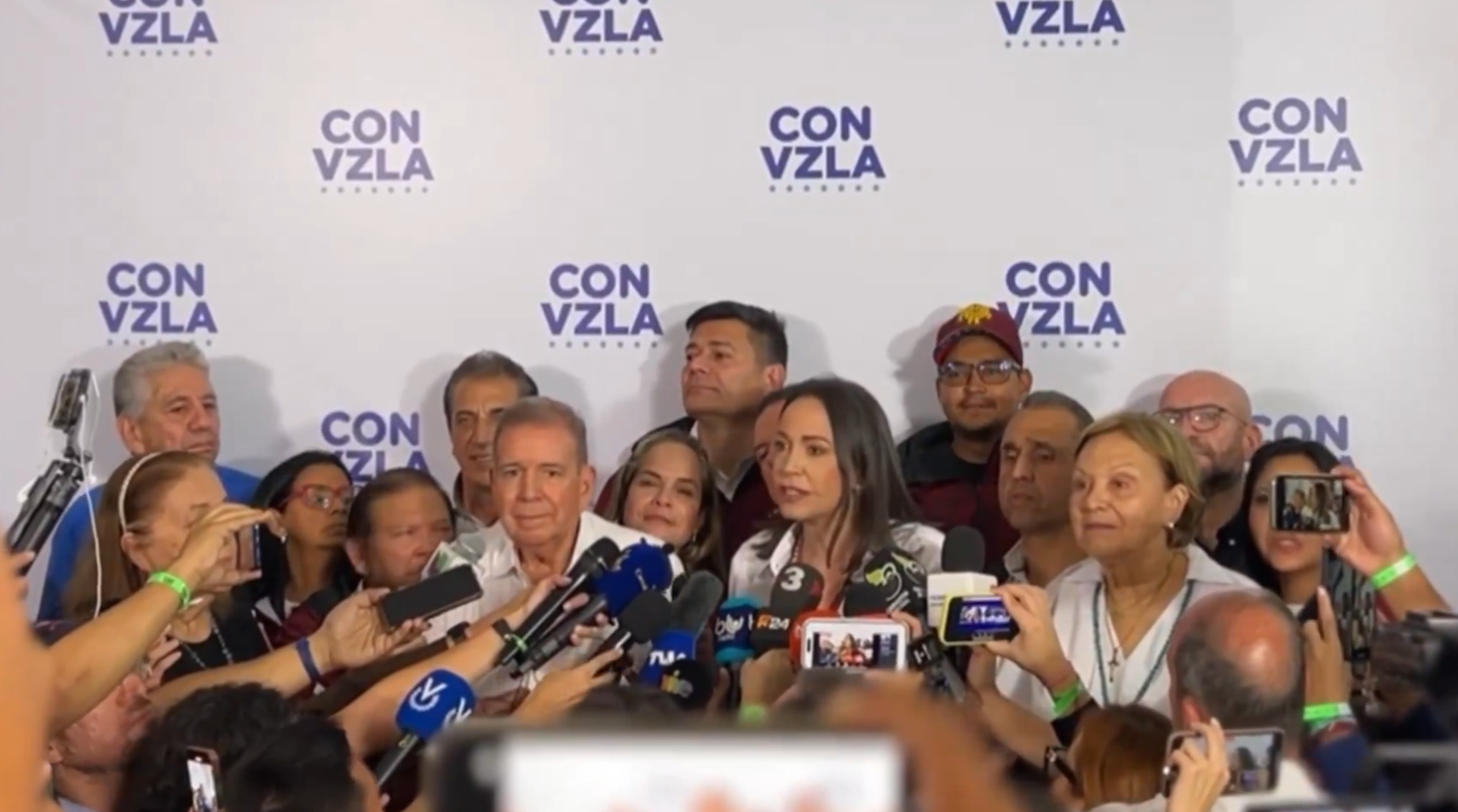 María Corina Machado: Estos son los minutos cruciales, necesitamos a todos los venezolanos en su centro