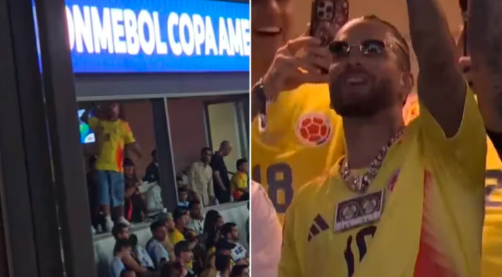 El enojo de Maluma durante la final de la Copa América llamó la atención en redes: ¿qué fue lo que pasó?