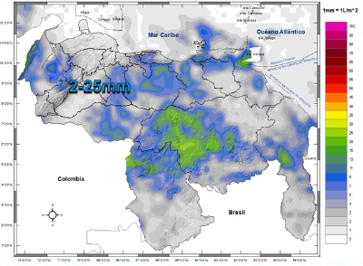 Ondas tropicales originan nubosidad y lluvias en gran parte de Venezuela este #1Ago