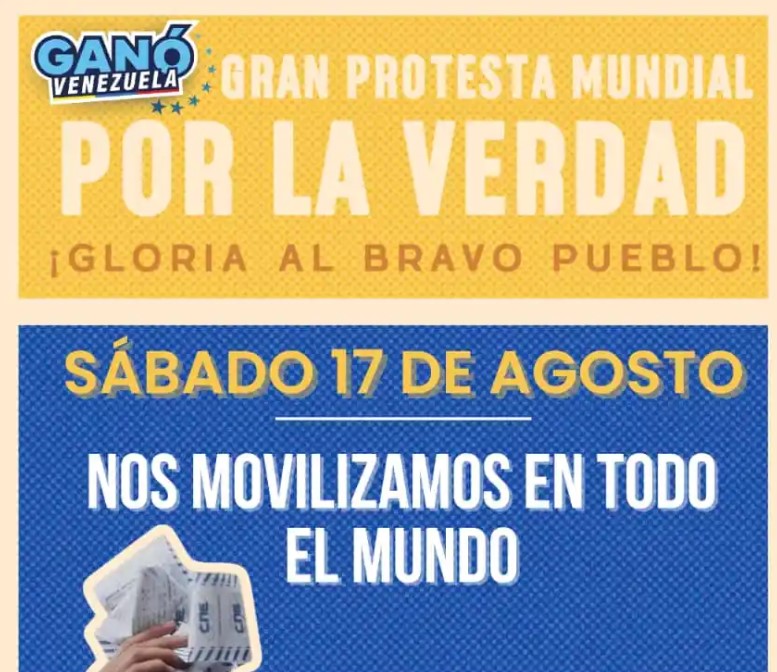 Un Mundo Sin Mordaza se suma a la movilización mundial del #17Ago