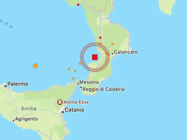 Terremoto de magnitud 5 sacude Calabria, en el sur de Italia, sin causar daños ni heridos