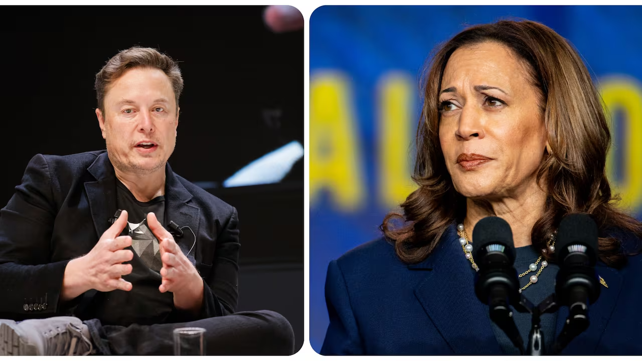 Elon Musk sacudió de frente a Kamala Harris por polémico video: “Es literalmente una comunista”