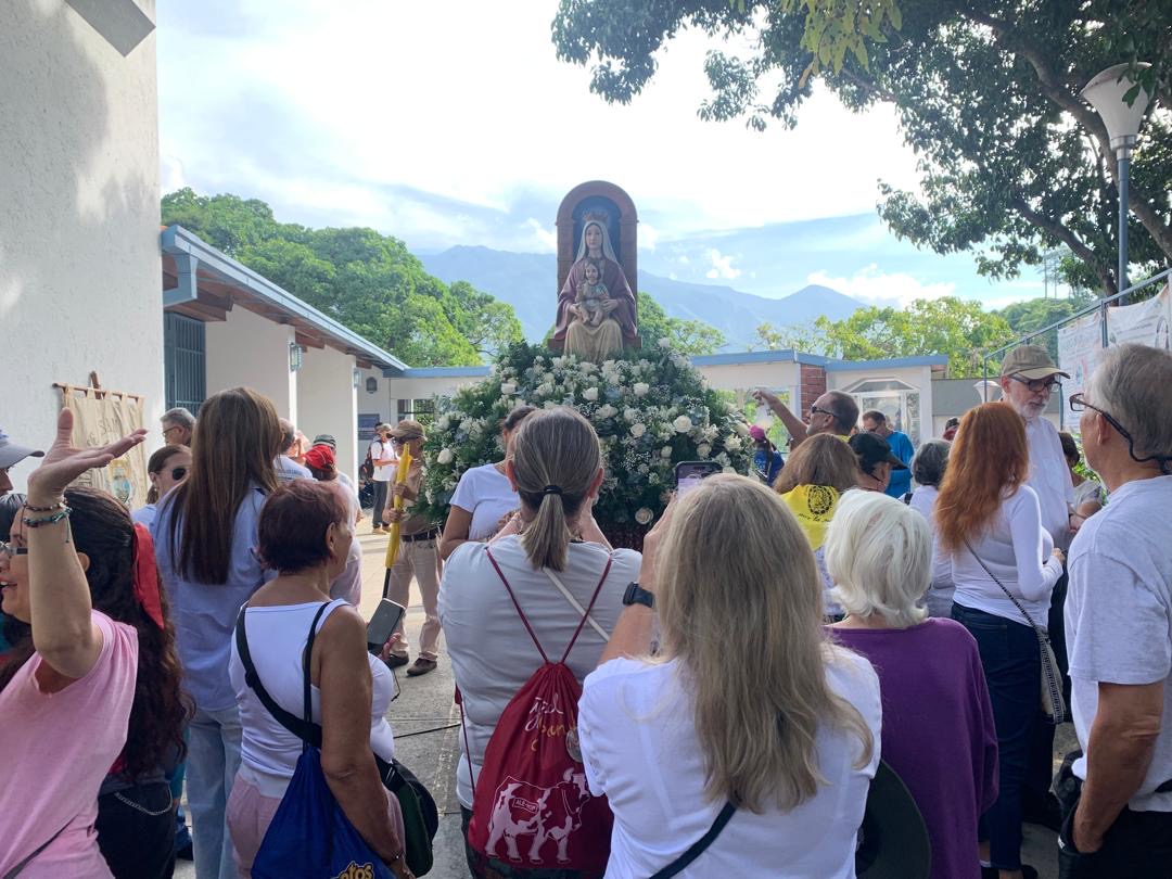 Procesión de la Virgen de Coromoto recorrió Baruta por décimo segundo año consecutivo