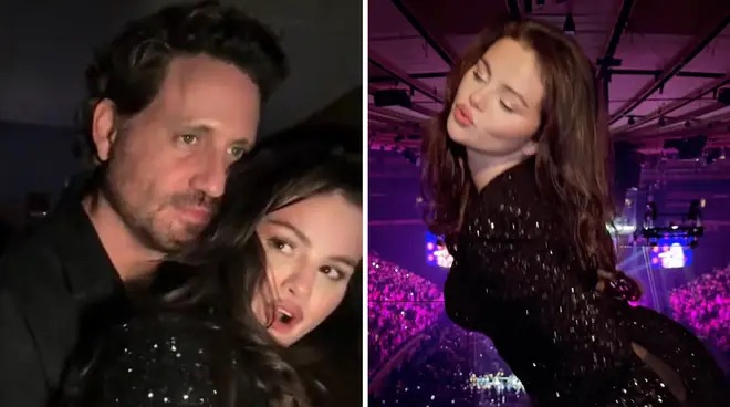 VIDEO: El caliente y sensual baile entre Édgar Ramírez y Selena Gómez en concierto de Sabrina Carpenter