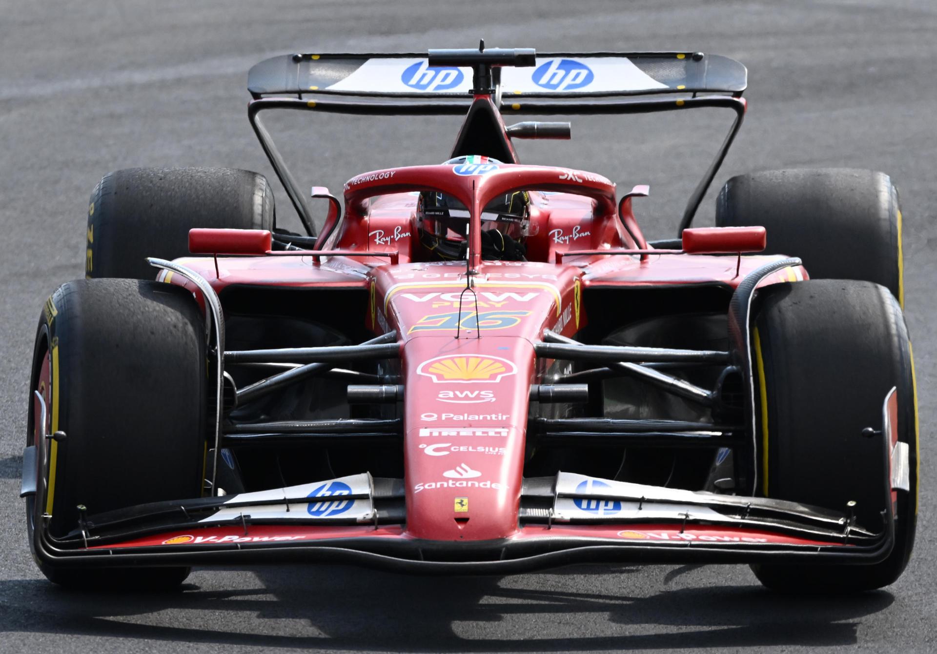 Charles Leclerc sorprendió y le dio el triunfo a Ferrari en Monza