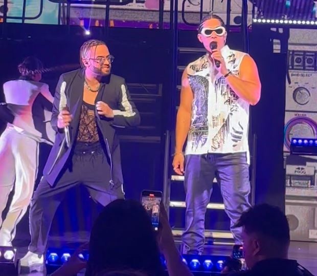 Chyno y Nacho volvieron a cantar juntos en un escenario tras siete años separados (VIDEO)