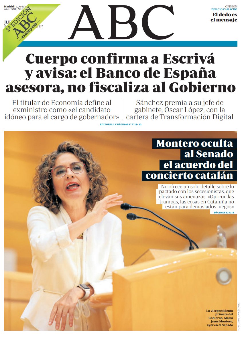 Portadas de la prensa internacional de este jueves 5 de septiembre de 2024