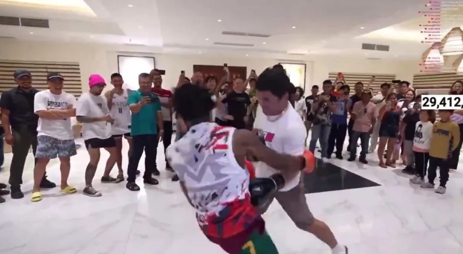 Video VIRAL: el terrible gancho de Manny Pacquiao para noquear al streamer IShowSpeed (Video)