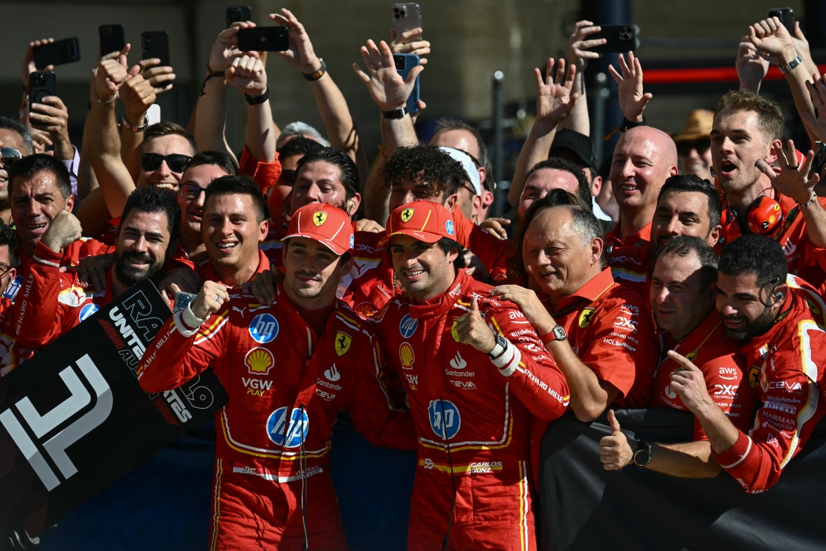 Charles Leclerc lideró doblete de Ferrari en el Gran Premio de EEUU