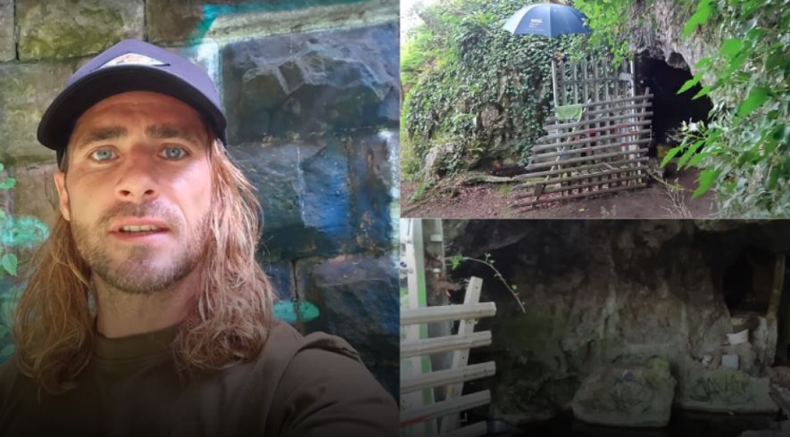 El impactante descubrimiento que hizo un youtuber en unas cavernas de Inglaterra