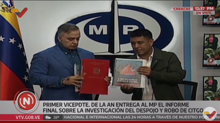 Pedro Infante fue a entregarle un informe a Tarek William Saab sobre el supuesto robo de Citgo