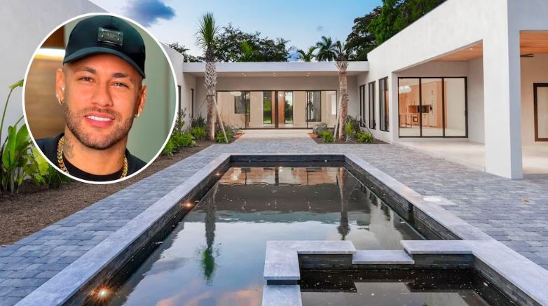 Los detalles de la lujosa mansión que compró Neymar en Miami