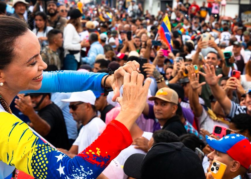 María Corina Machado agradeció muestras de cariño por parte de venezolanos