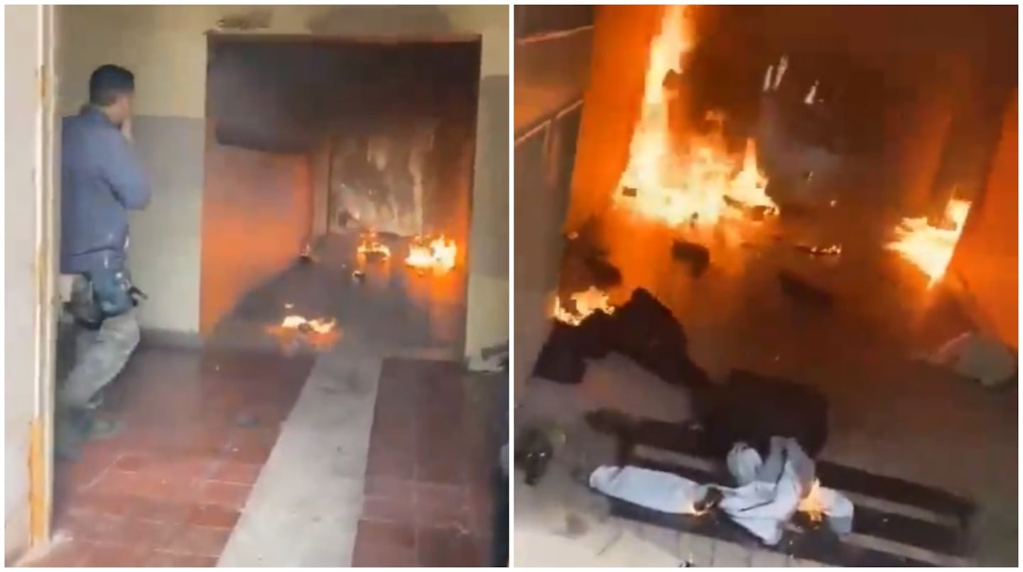 El estremecedor VIDEO de la explosión de una bomba molotov que alumnos fabricaban en una escuela