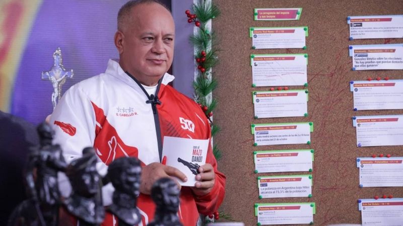 A Diosdado Cabello le afectó postura de la Unión Europea con el chavismo