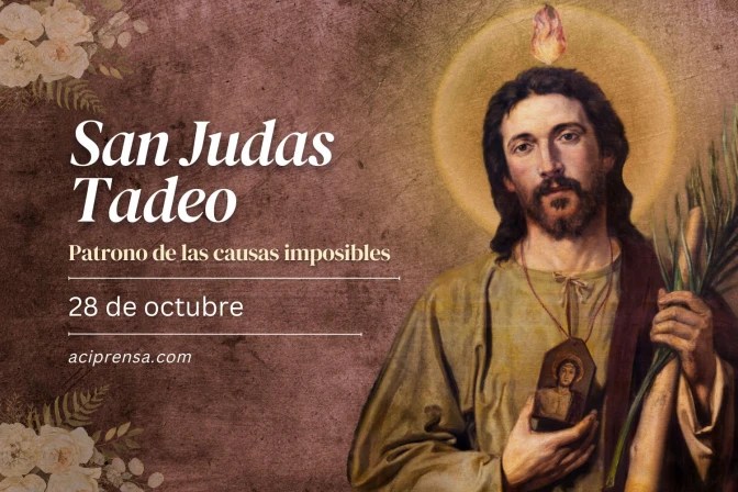 Este #28Oct se celebra el Día de San Judas Tadeo, patrono de las causas imposibles