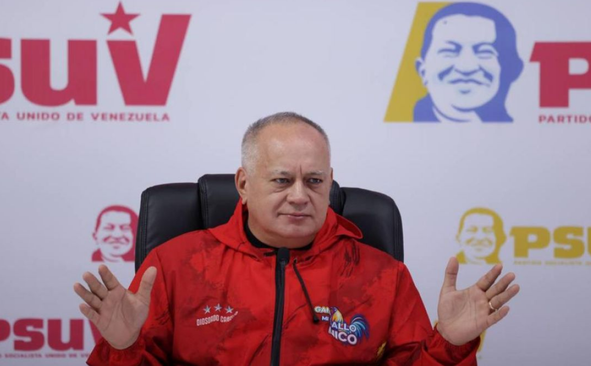 Diosdado Cabello anunció contramarcha para el #1Dic con Maelo Ruiz incluido