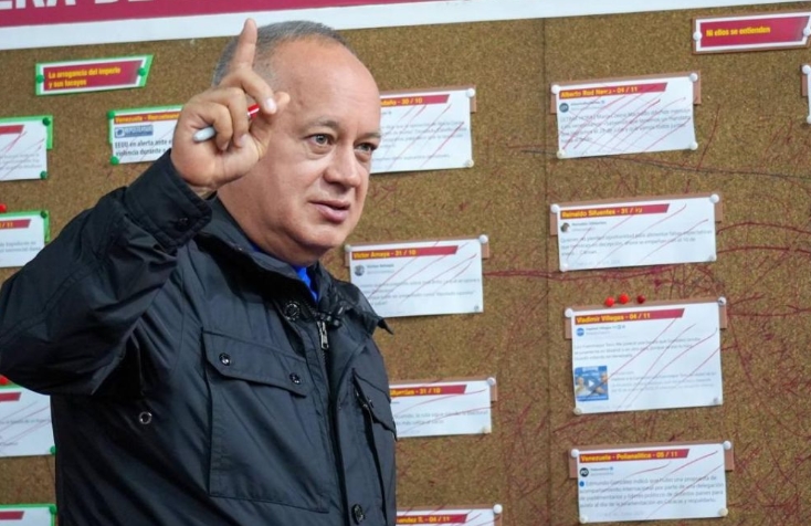 Diosdado Cabello teme que Edmundo González llegue a Venezuela para juramentarse