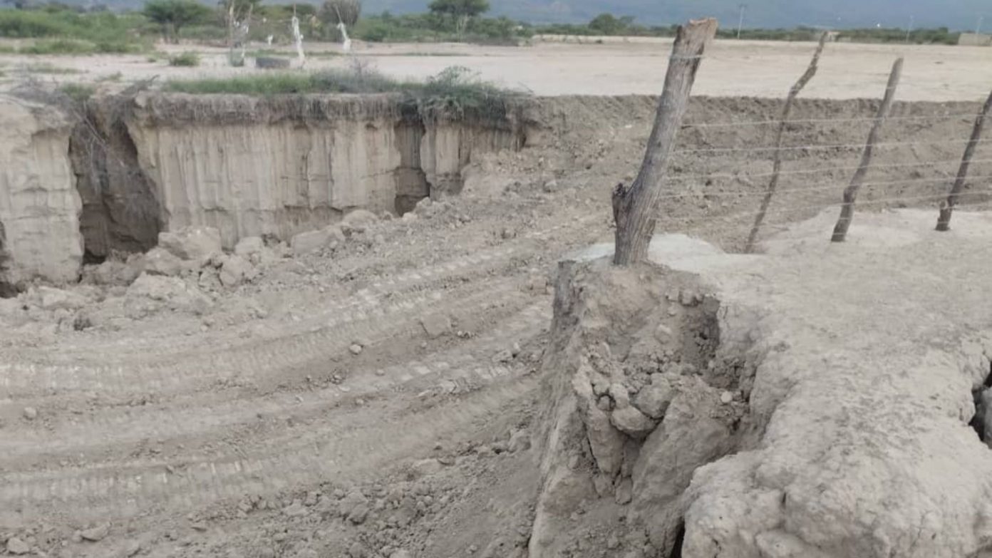 La extracción ilícita de arcilla pone en riesgo el atractivo turístico de las Cárcavas de Quíbor