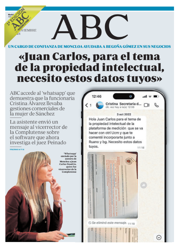 Portadas de la prensa internacional de este lunes 18 de noviembre de 2024