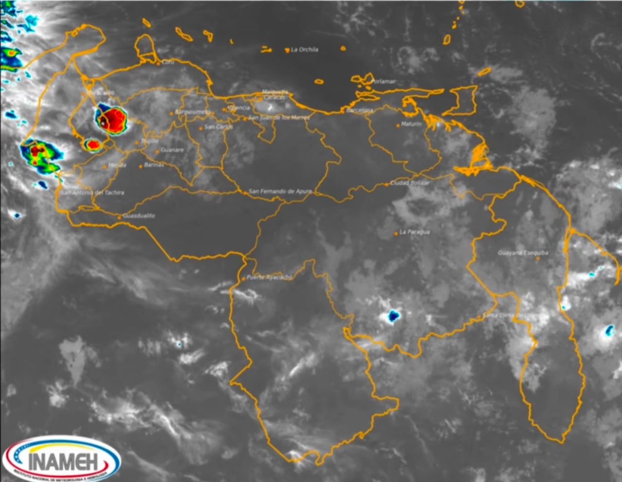 Inameh prevé nubosidad sin descartar lluvias en algunos estados del país este #3Dic