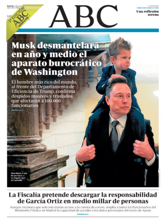 Portadas de la prensa internacional de este viernes 6 de diciembre de 2024