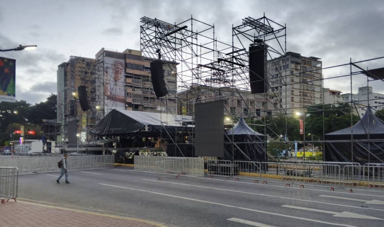 Cerraron las principales vías en Altamira este #13Dic por un concierto