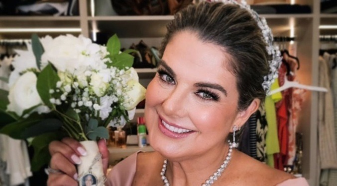 La ex Miss Venezuela Inés María Calero se casó nuevamente en Miami