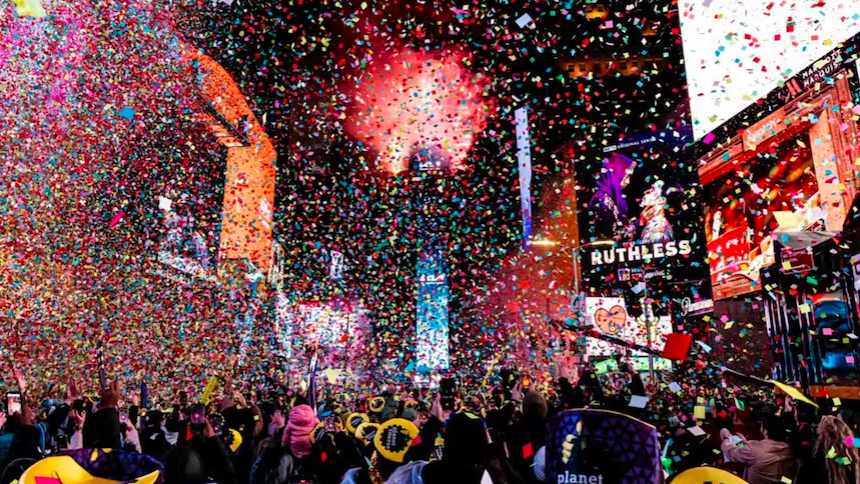 Nueva York se prepara para recibir el nuevo año 2025 pese al pronóstico de lluvia