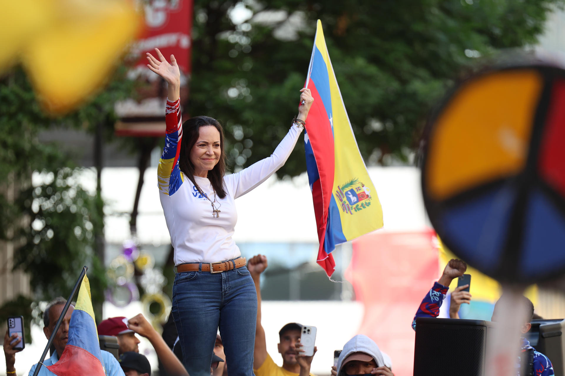 Liberada María Corina Machado